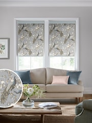 Laura Ashley Blue Belvedere Made To Measure Roller Blind - Image 1 of 6