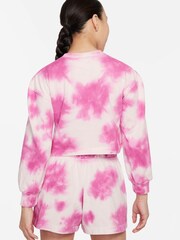 Nike Pink Tie Dye Sweatshirt - Image 2 of 5