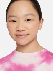 Nike Pink Tie Dye Sweatshirt - Image 4 of 5