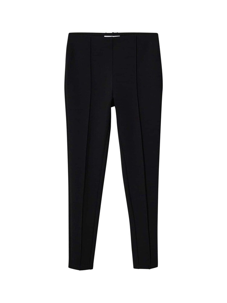 Mango Black Decorative Seam Leggings - Image 5 of 5