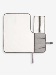 JoJo Maman Bébé Grey Leopard Print Travel Changing Mat - Image 2 of 2