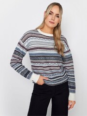 Long Tall Sally Blue Fairilse Jumper - Image 1 of 5