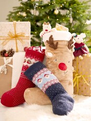 JoJo Maman Bébé Red Robin Knitted Stocking - Image 2 of 3