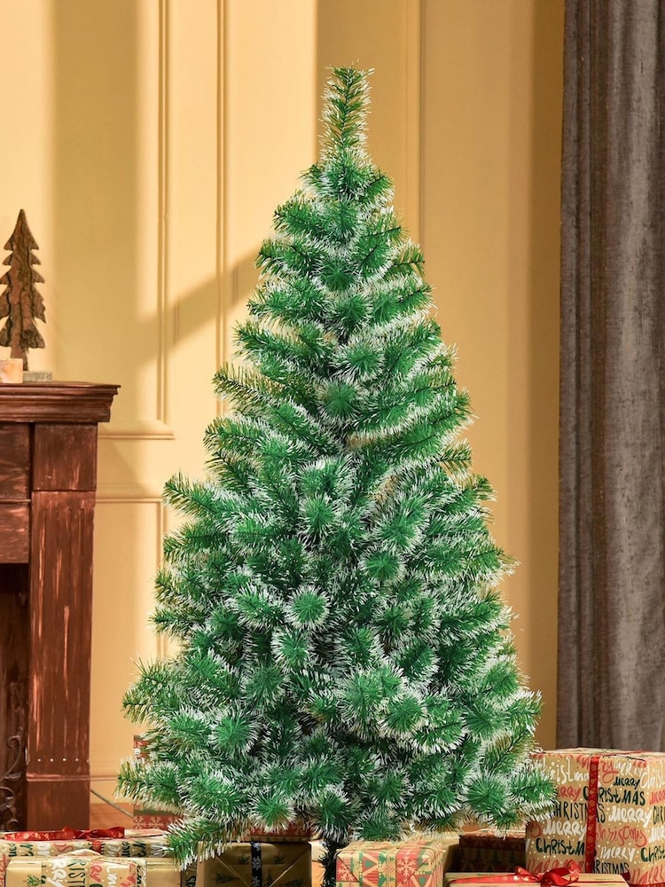 Homcom Green 5ft Classic Pine Artificial Green Christmas Tree - Image 1 of 5
