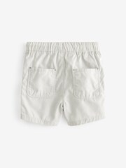 Putty Natural Plain Pull-On Shorts (3mths-7yrs) - Image 2 of 2