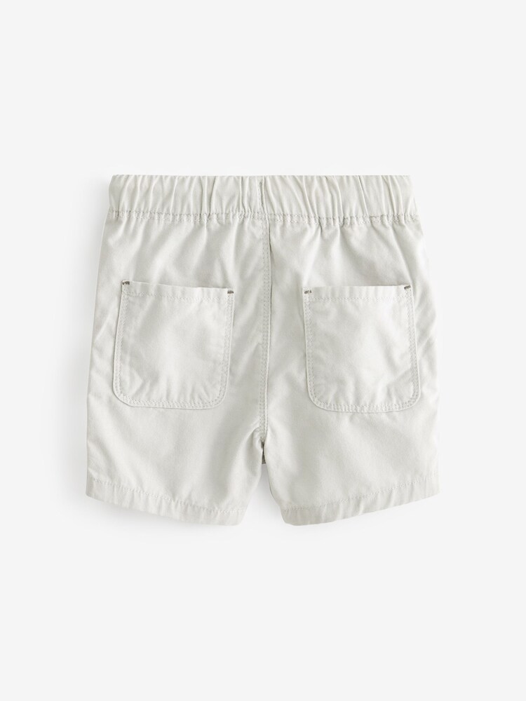 Putty Natural Plain Pull-On Shorts (3mths-7yrs) - Image 2 of 2