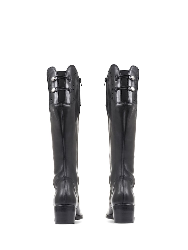 Jones Bootmaker Rachel Leather Rider Boots - Image 4 of 6