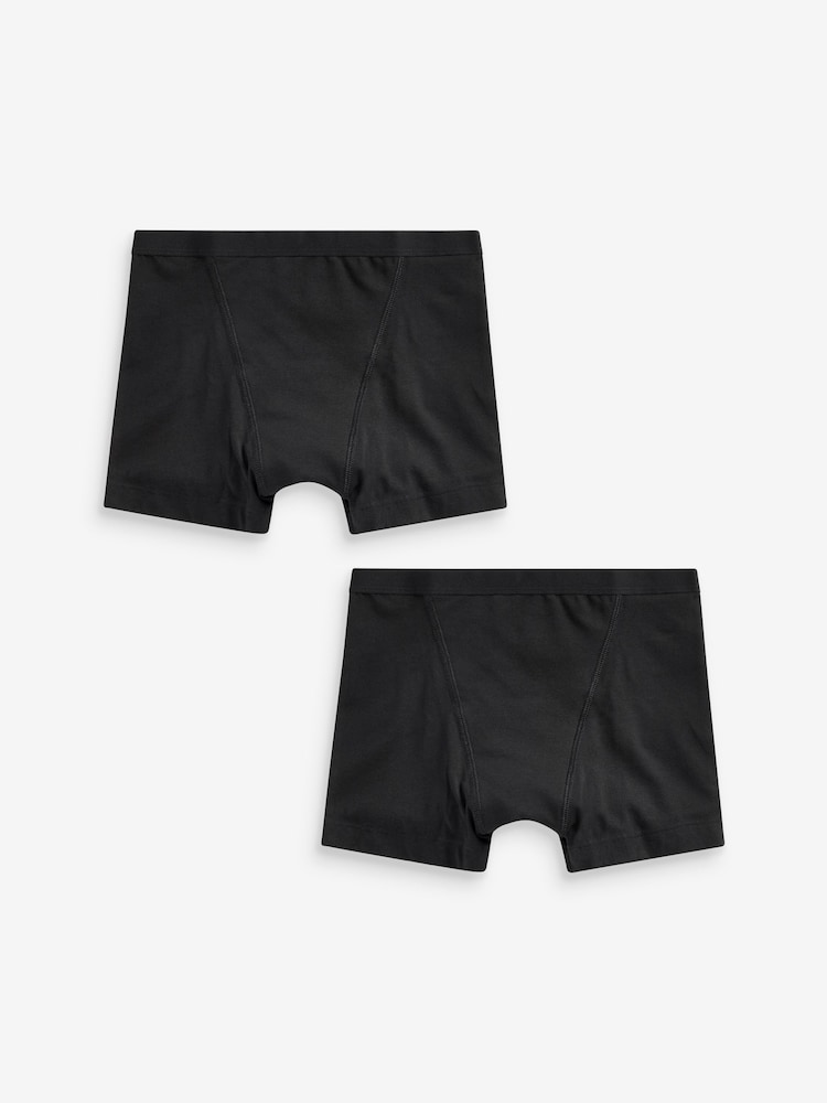 Black Shorts 2 Pack Teen Heavy Flow Period Pants (7-16yrs) - Image 1 of 4