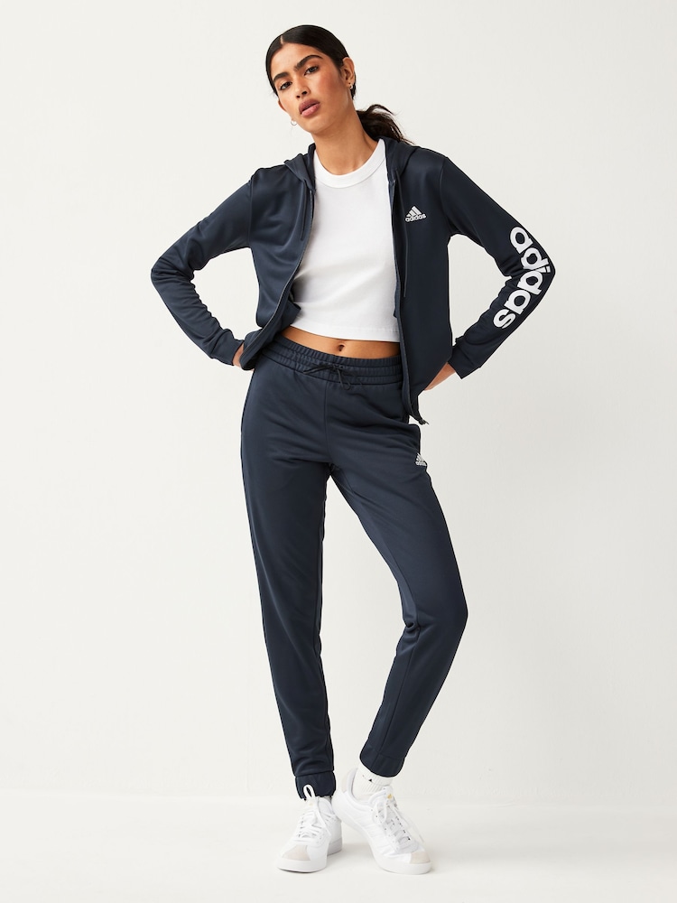 adidas Navy Linear Tracksuit - Image 1 of 7