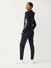 adidas Navy Linear Tracksuit - Image 3 of 7