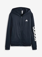 adidas Navy Linear Tracksuit - Image 6 of 7