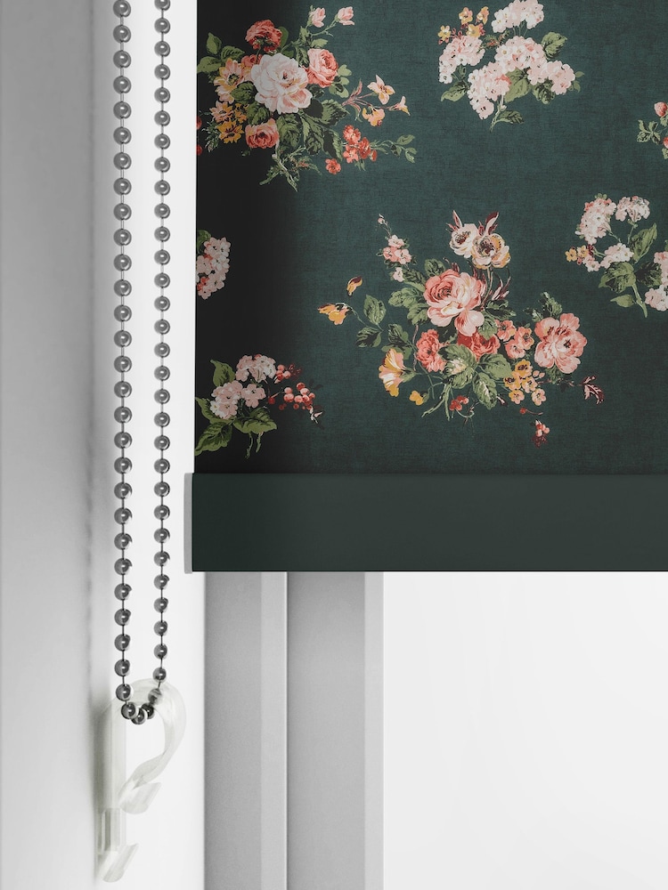 Laura Ashley Green Rosemore Made To Measure Roller Blind - Image 5 of 5