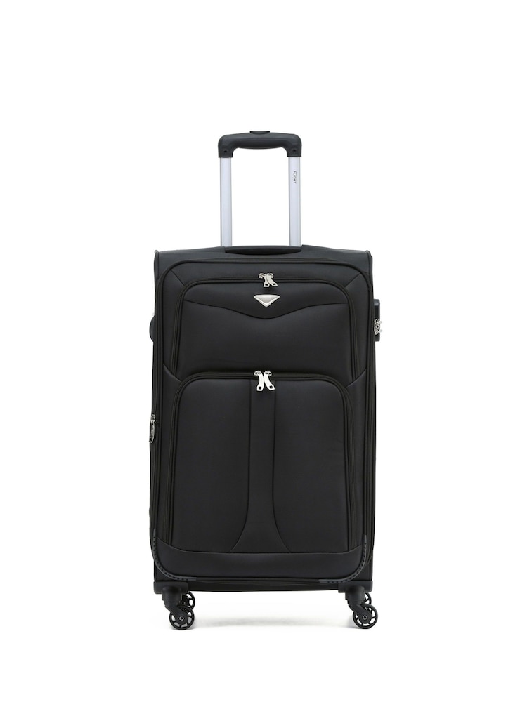 Flight Knight Medium Softcase Lightweight Check-In Suitcase With 4 Wheels - Image 1 of 3