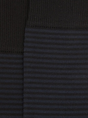 Reiss Black/Navy Mario Stripe Socks - Image 3 of 3