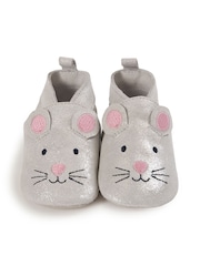 Usnjeni čeveljčki za dojenčke JoJo Maman Bébé Mouse - Slika 2 iz 3