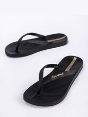 Ipanema Black Shimmering Glitter Flip Flops - Image 2 of 4
