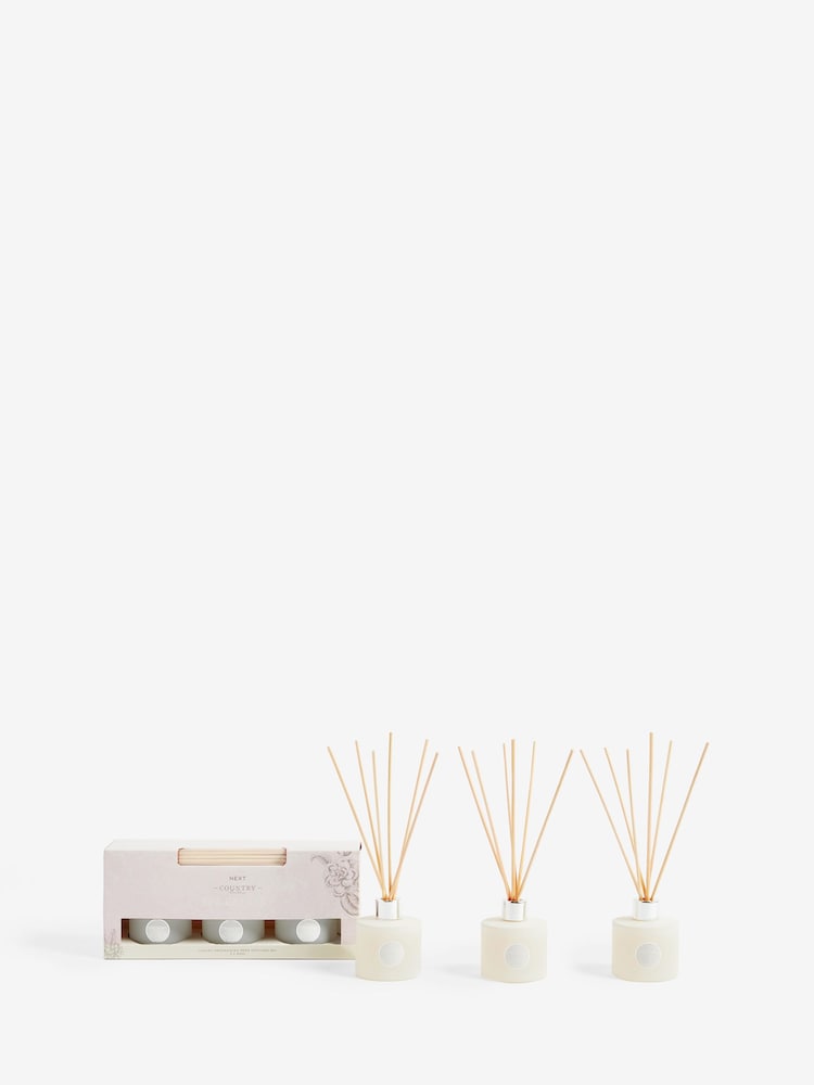 Country Luxe Spa Retreat Lavender and Geranium Set of 3 Fragranced Reed Diffuser - Image 5 of 5