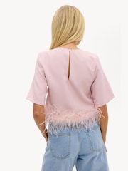 LOAVIES Pink Falling For Magic Top - Image 4 of 5