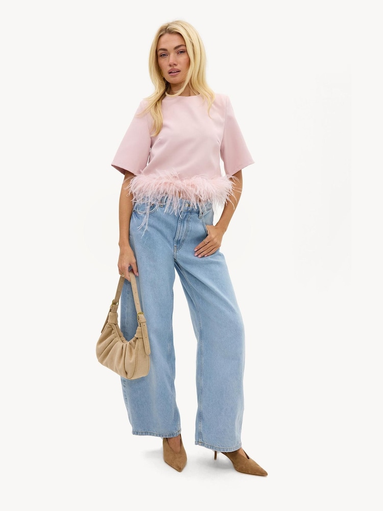 LOAVIES Pink Falling For Magic Top - Image 5 of 5