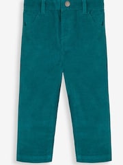 JoJo Maman Bébé Slim Blue Cord Trousers - Image 2 of 3