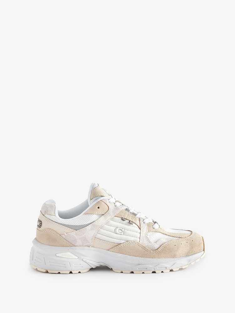 COACH White Signature Trainers - Image 1 of 6