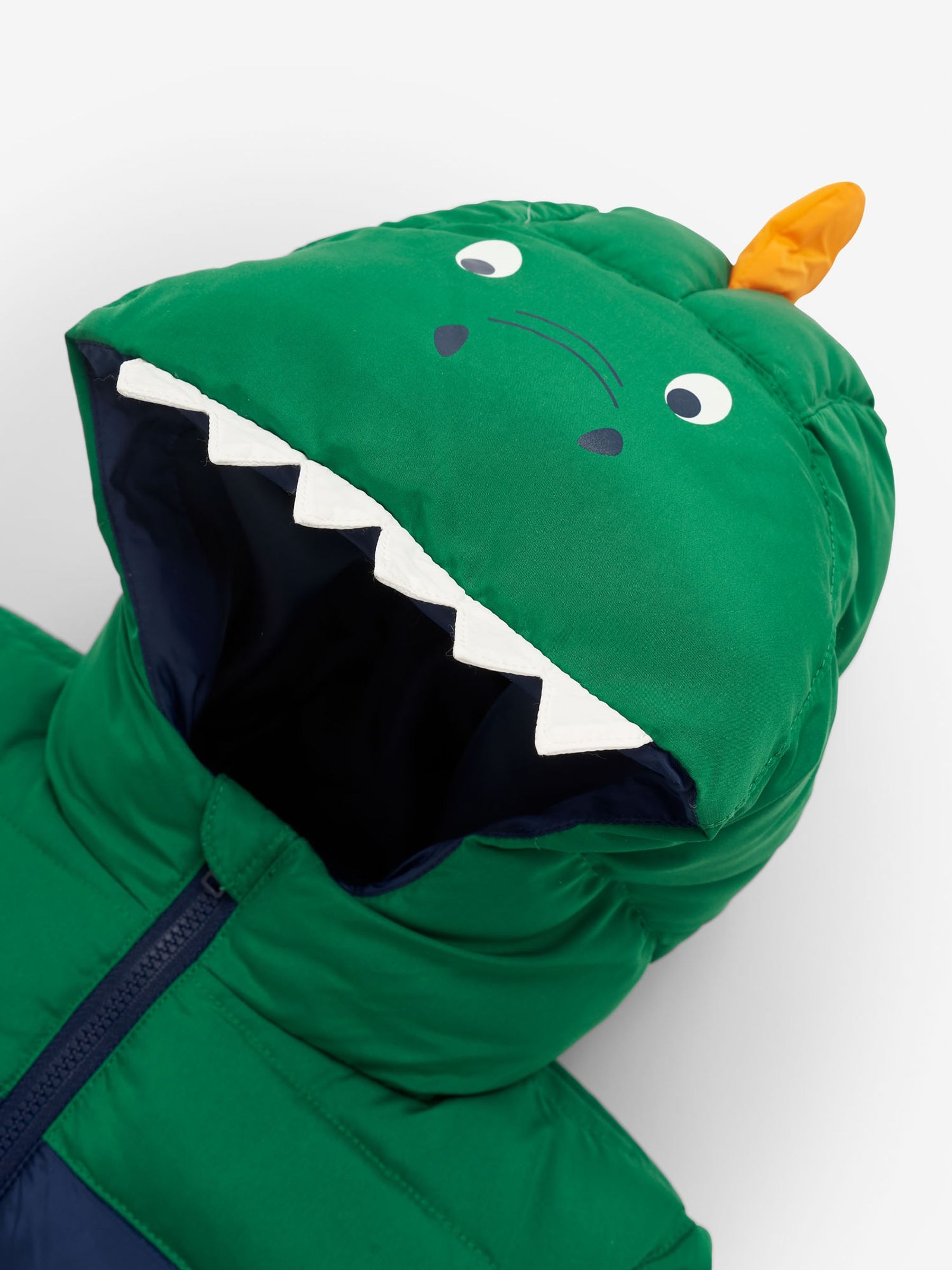 Buy JoJo Maman Bébé Navy Green Dino Puffer Jacket from Next USA Buy JoJo Maman Bébé Navy Green Dino Puffer Jacket from Next USA