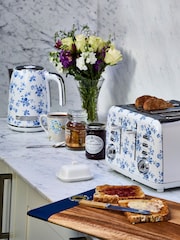 Laura Ashley Blue China Rose 4 Slice Toaster - Image 2 of 6