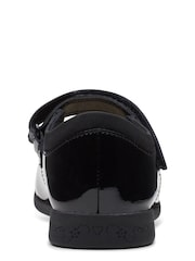 Clarks Black Patent Multi Fit Leather Magic Step Bar Shoes - Image 6 of 7