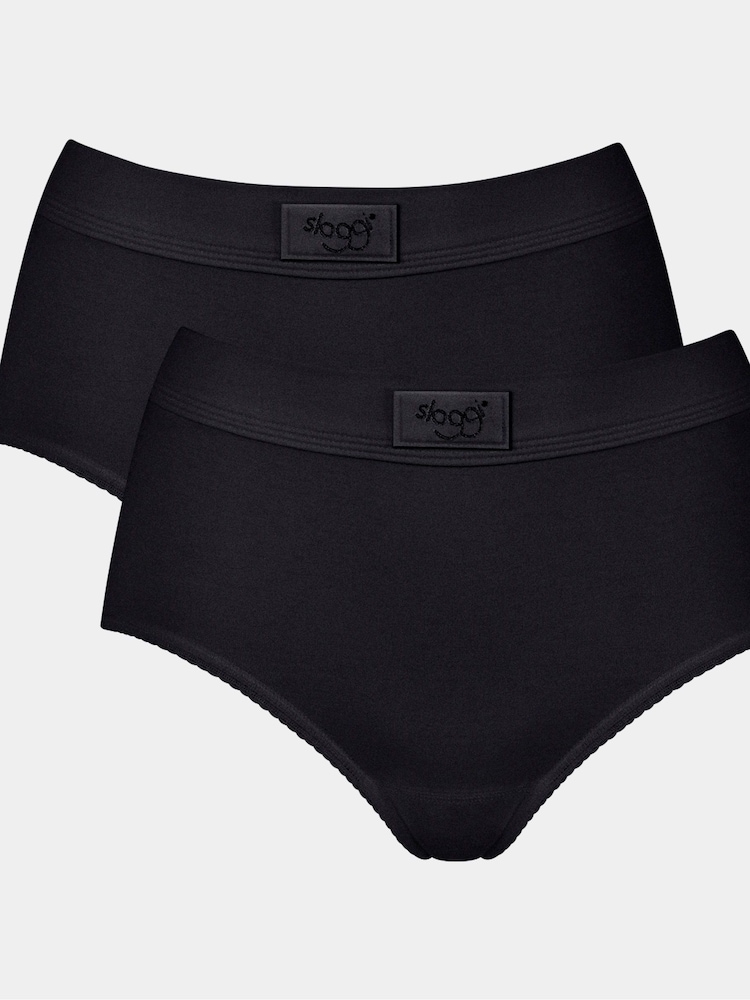 Negro - Pack de 2 braguitas anchas Double Comfort de Sloggi - Imagen 4 de 4 Negro - Pack de 2 braguitas anchas Double Comfort de Sloggi - Imagen 4 de 4