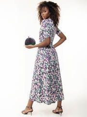 Jolie Moi Purple Molly Jersey Maxi Dress - Image 5 of 5