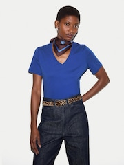 Jigsaw Blue V-Neck T-Shirt - Image 1 of 5