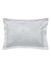 Helena Springfield White Gatsby Jacquard Pillowcase - Image 2 of 4