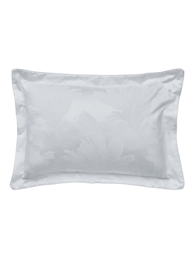 Helena Springfield White Gatsby Jacquard Pillowcase - Image 2 of 4