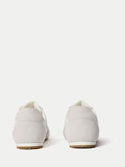 Jigsaw White Porto Leather Trainers - Image 4 of 6
