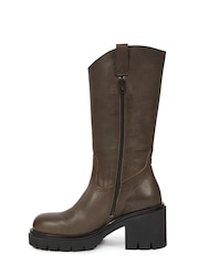 Celtic & Co. Block Heel Brown Boots - Image 2 of 7