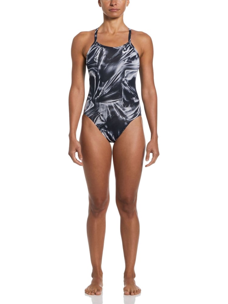 Nike Black Solar Rise Racerback Swimsuit - Image 2 of 4