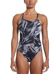 Nike Black Solar Rise Racerback Swimsuit - Image 3 of 4