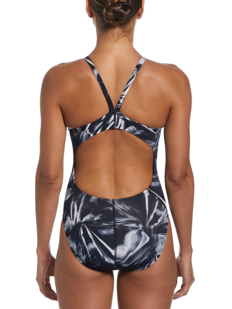 Nike Black Solar Rise Racerback Swimsuit - Image 4 of 4