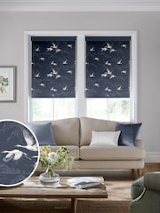 Laura Ashley Blue Animalia Made To Measure Roller Blind - Image 1 of 6
