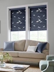 Laura Ashley Blue Animalia Made To Measure Roller Blind - Image 1 of 5