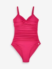 Pink Tummy Control Swimsuit - Image 7 of 8