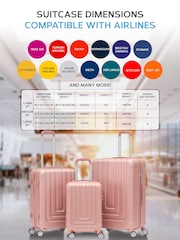 Flight Knight Large Hardcase Lightweight Check-In Suitcase With 4 Wheels - Image 6 of 7