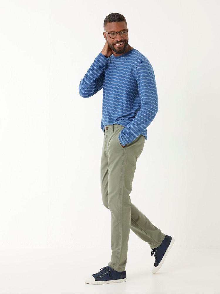 FatFace Green Modern Coastal Chinos - Image 1 of 4
