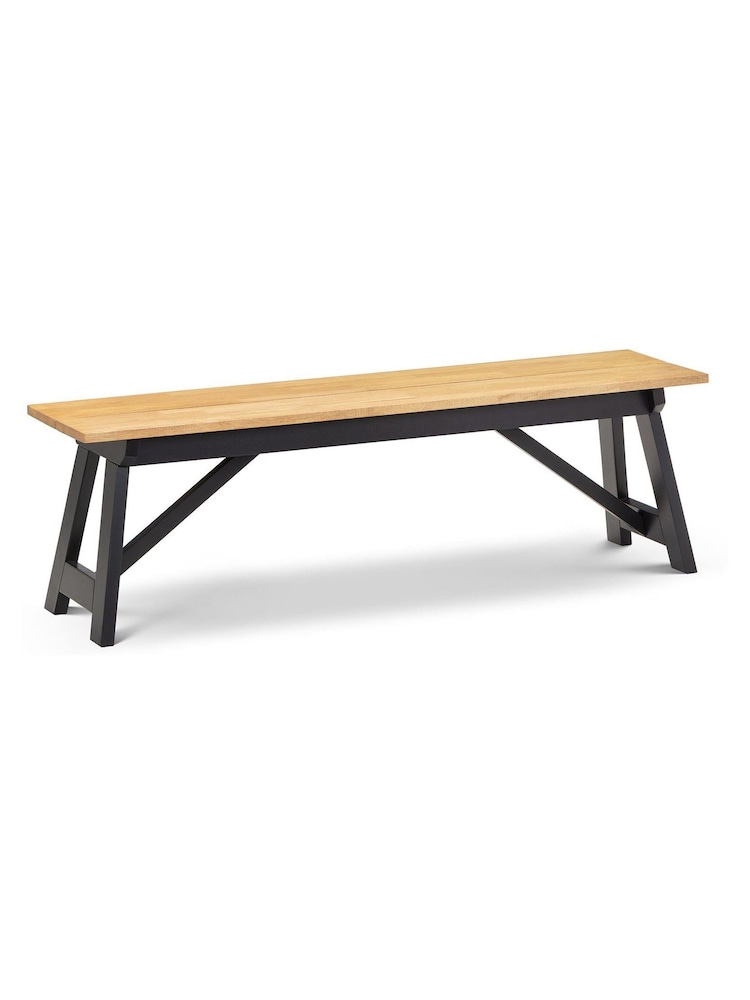 Julian Bowen Black Hockley 6 Seater Dining Set - Image 4 of 4