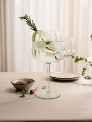Laura Ashley Set of 4 Green gin glasses - Image 1 of 3