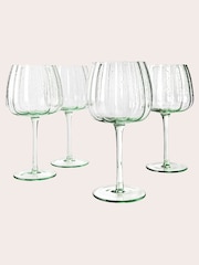 Laura Ashley Set of 4 Green gin glasses - Image 3 of 3