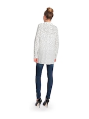 Seraphine White Maternity Dotty Woven Top - Image 2 of 4