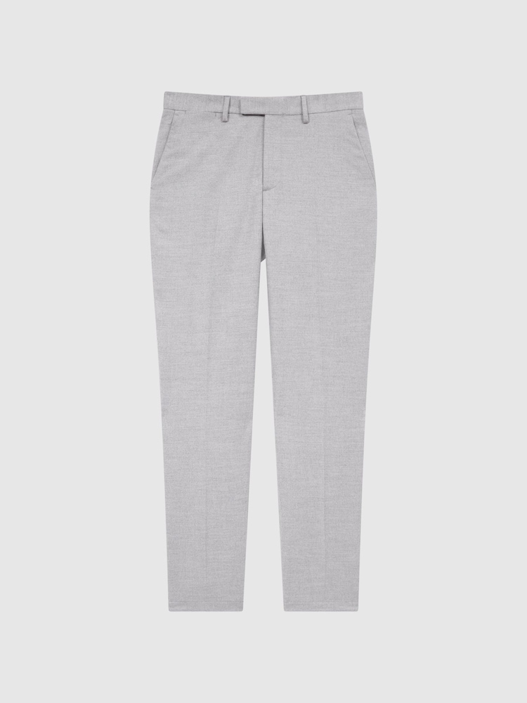 Reiss Soft Grey Lungo Slim Fit Chinos - Image 2 of 6