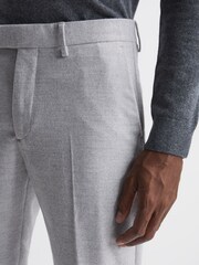 Reiss Soft Grey Lungo Slim Fit Chinos - Image 4 of 6