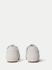 Jigsaw Blue Porto Satin Trainers - Image 2 of 2
